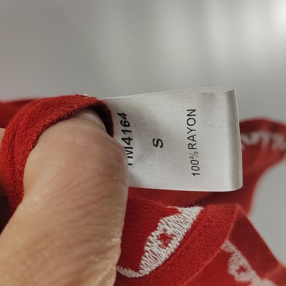 THML Halter Top Size Small White Embroidered Stitching Sleeveless - Picture 5 of 8